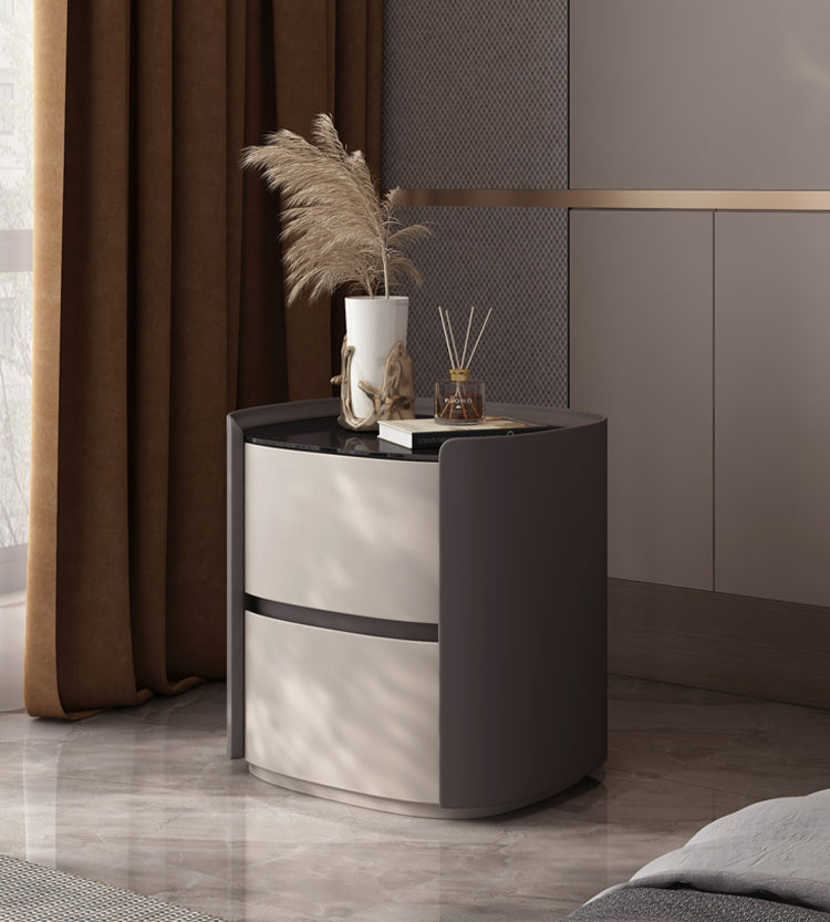 Helms Bedside Table, Wood