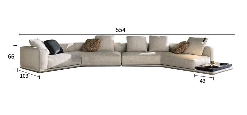 Godwin Three Seater Sofa, Four Seater Sofa, Linen