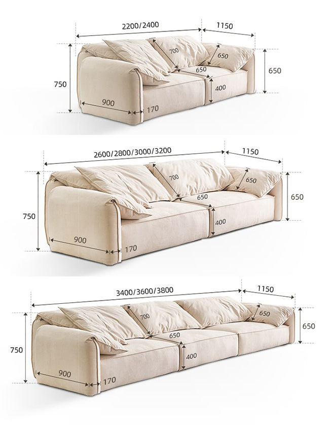 Grimm Three Seater Sofa, Velvet