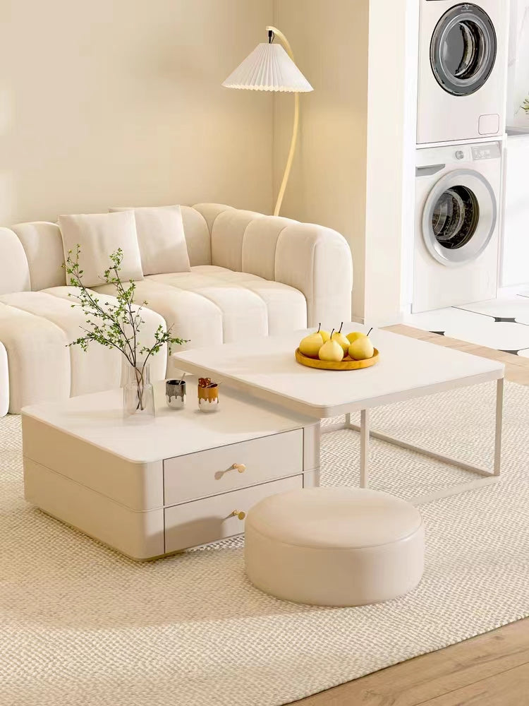 Eclipse Nesting Coffee Table SEt, White| DC Concept