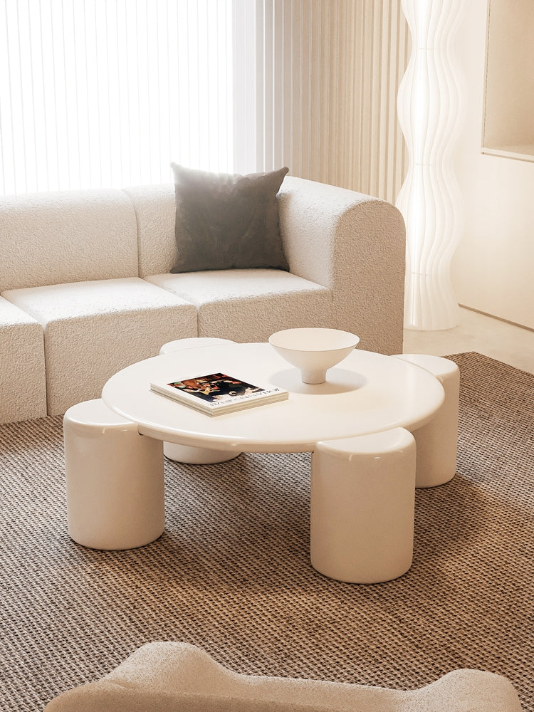 Nova Flower Nesting Coffee Table, White| DC Concept