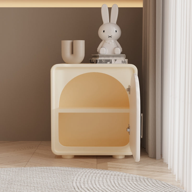 Sunset Serenade Bedside Table, White| DC Concept