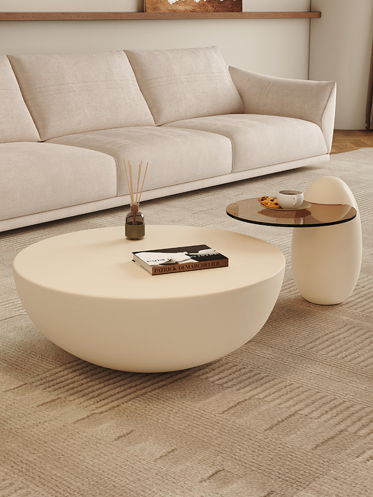 Oliver Marble Coffee Table, White| DC Concept