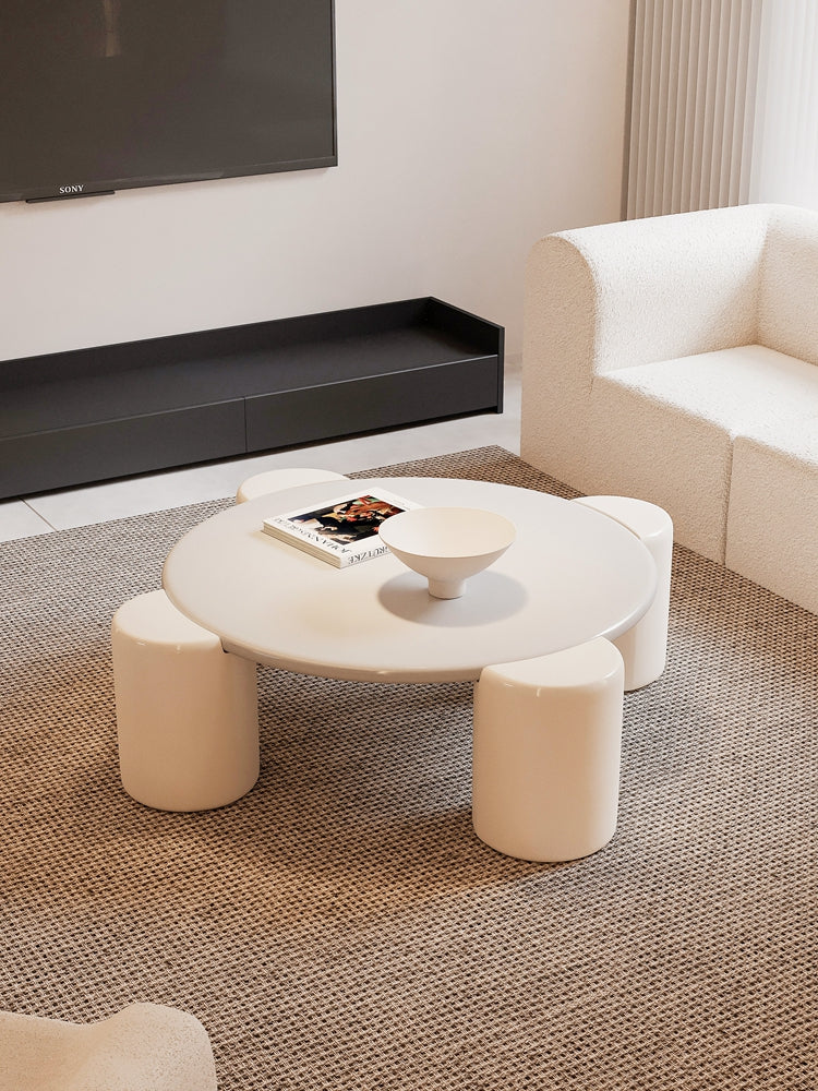 Nova Flower Nesting Coffee Table, White| DC Concept