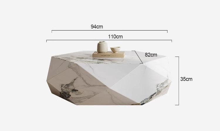 Darwin Coffee Table, Sintered Stone