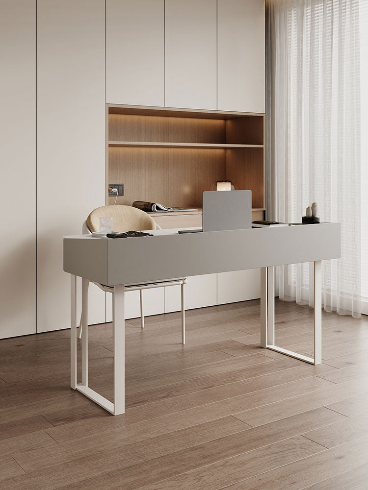 Otto Office Desk - White Sintered Stone| DC Concept