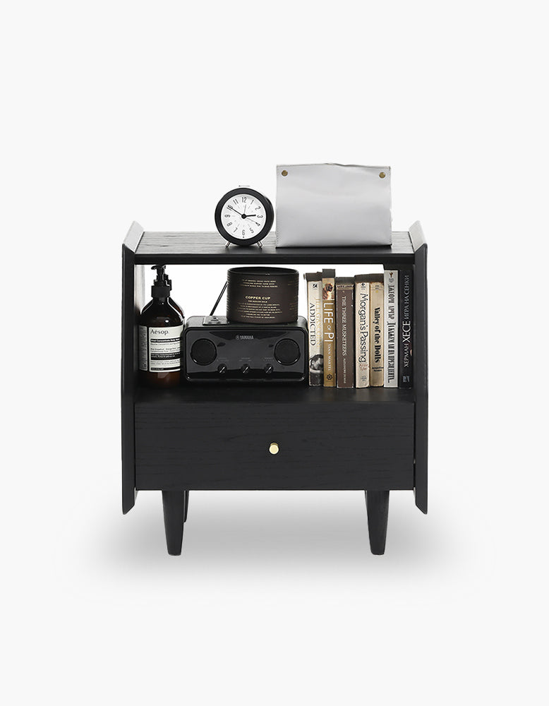 Devin Bedside Table, Solid Wood| DC Concept