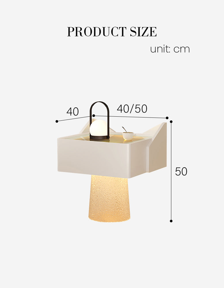 DiMarco Bedside Table With Storage & Light Strip