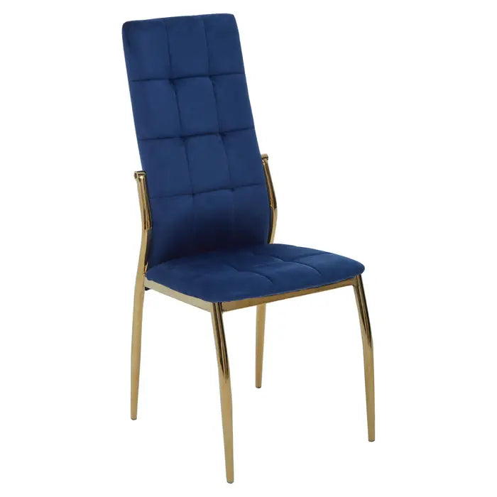 Toulouse Velvet High Back Dining Chair