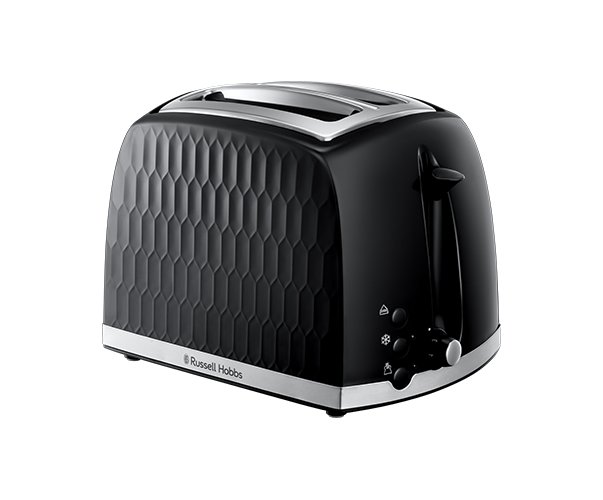 Russell Hobbs Honeycomb 2-Slice White Toaster