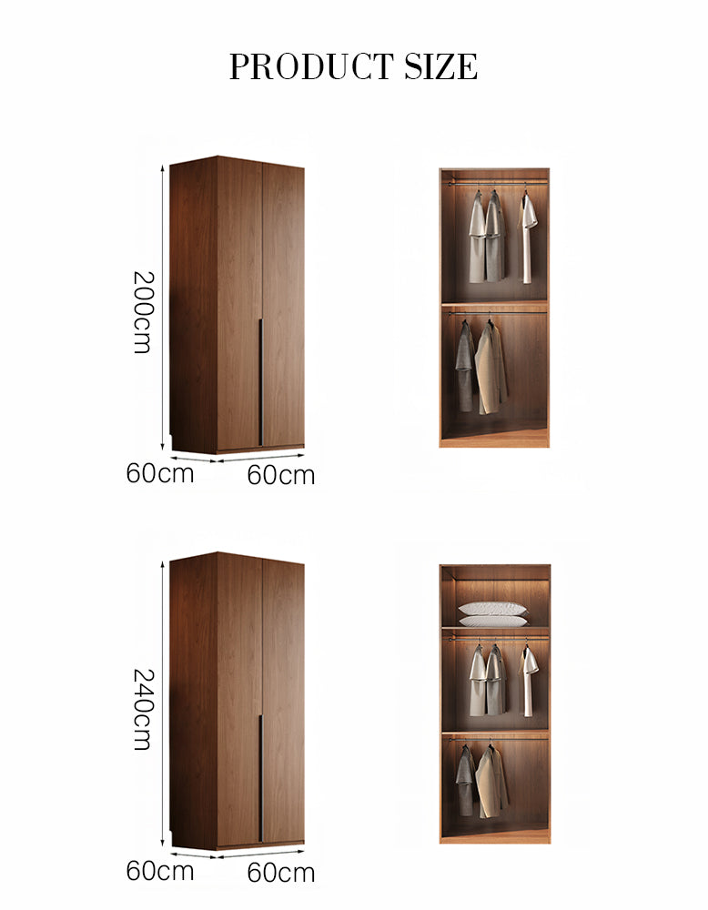 Popescu Wardrobe, Tall Wardrobe, Wood