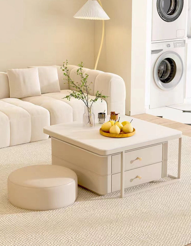 Eclipse Nesting Coffee Table SEt, White| DC Concept