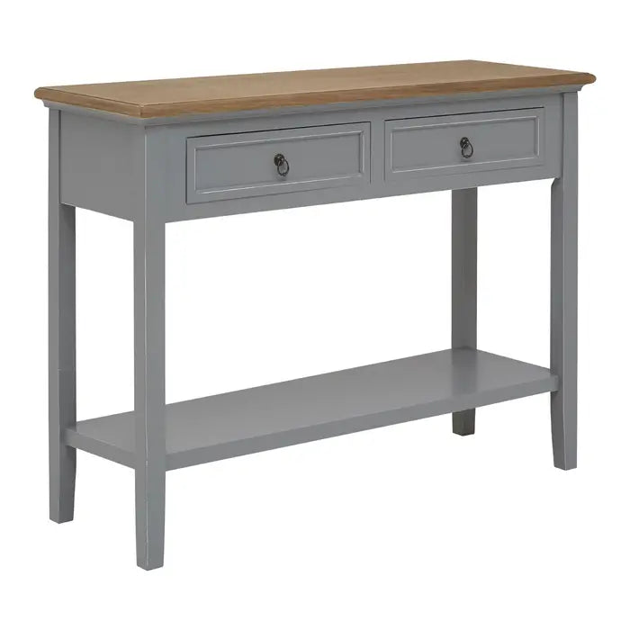 Harvard Antique Grey Console Table