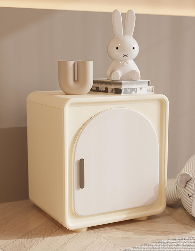Sunset Serenade Bedside Table, White| DC Concept