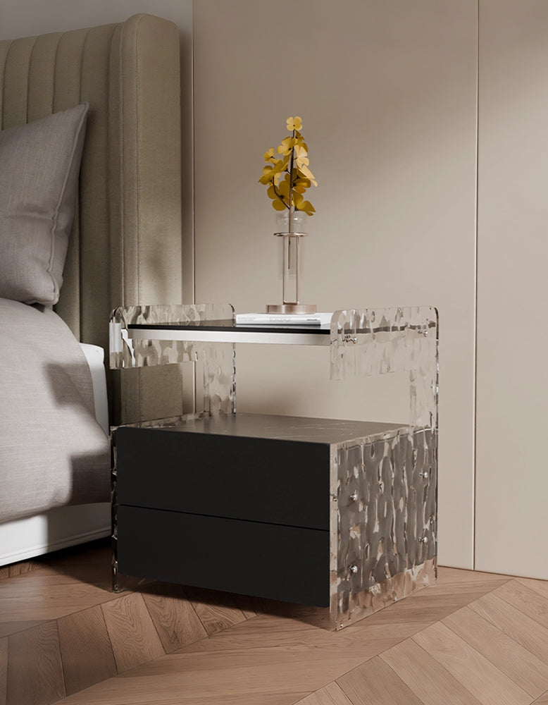 Arora Bedside Table With Spacious Storage