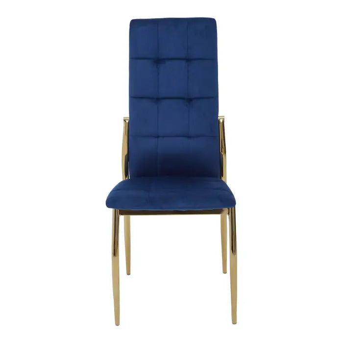 Toulouse Velvet High Back Dining Chair