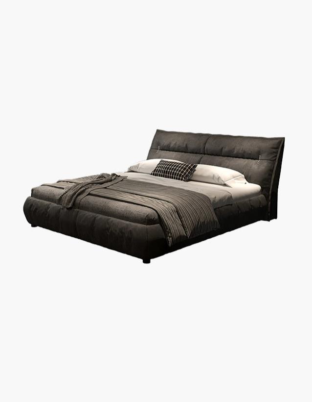 Raj King Size, Super King Size Bed With Storage, Dark Grey-DC Concept-DC Concept