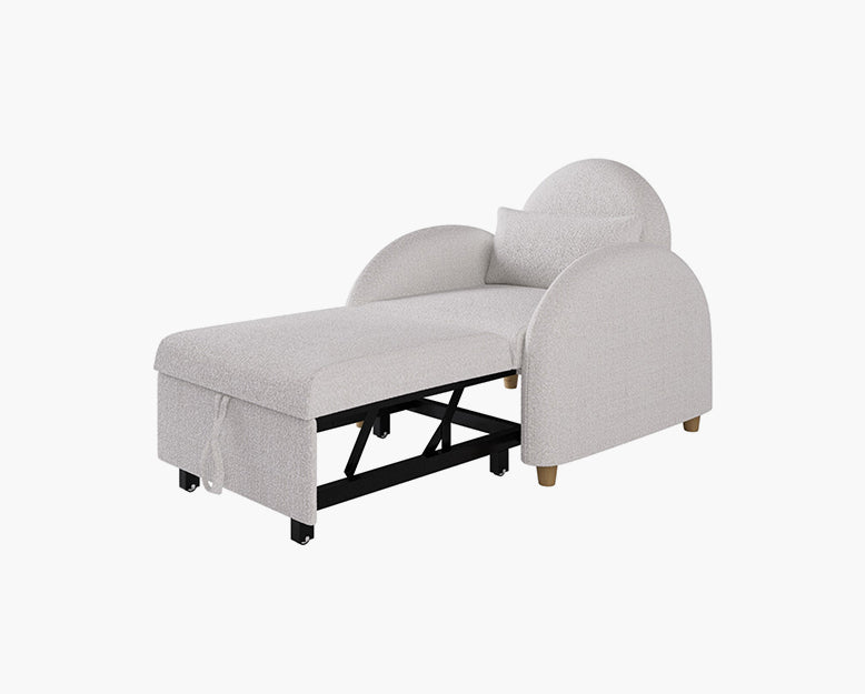 Goh Single Sofa Bed, Armchair Sofa Bed, Boucle