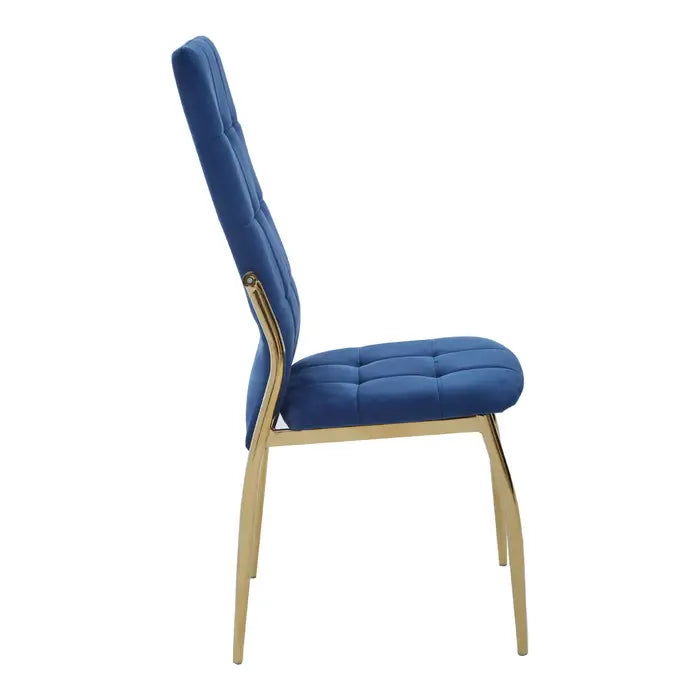 Toulouse Velvet High Back Dining Chair