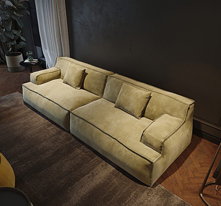 Zephyrine Bean Bag Modular Sofa, Two Seater Sofa