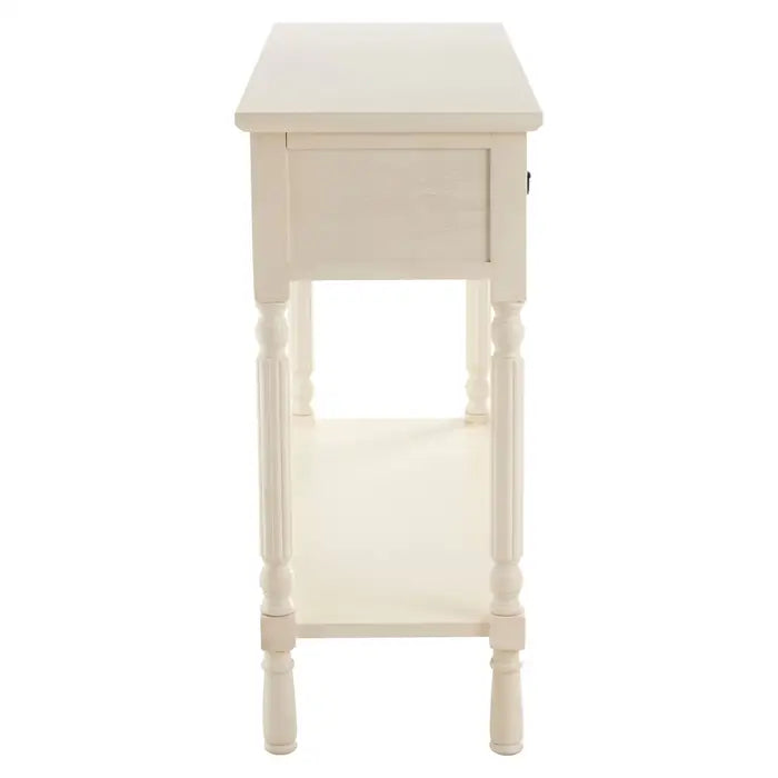 Helsinki 3 Drawer White Console Table