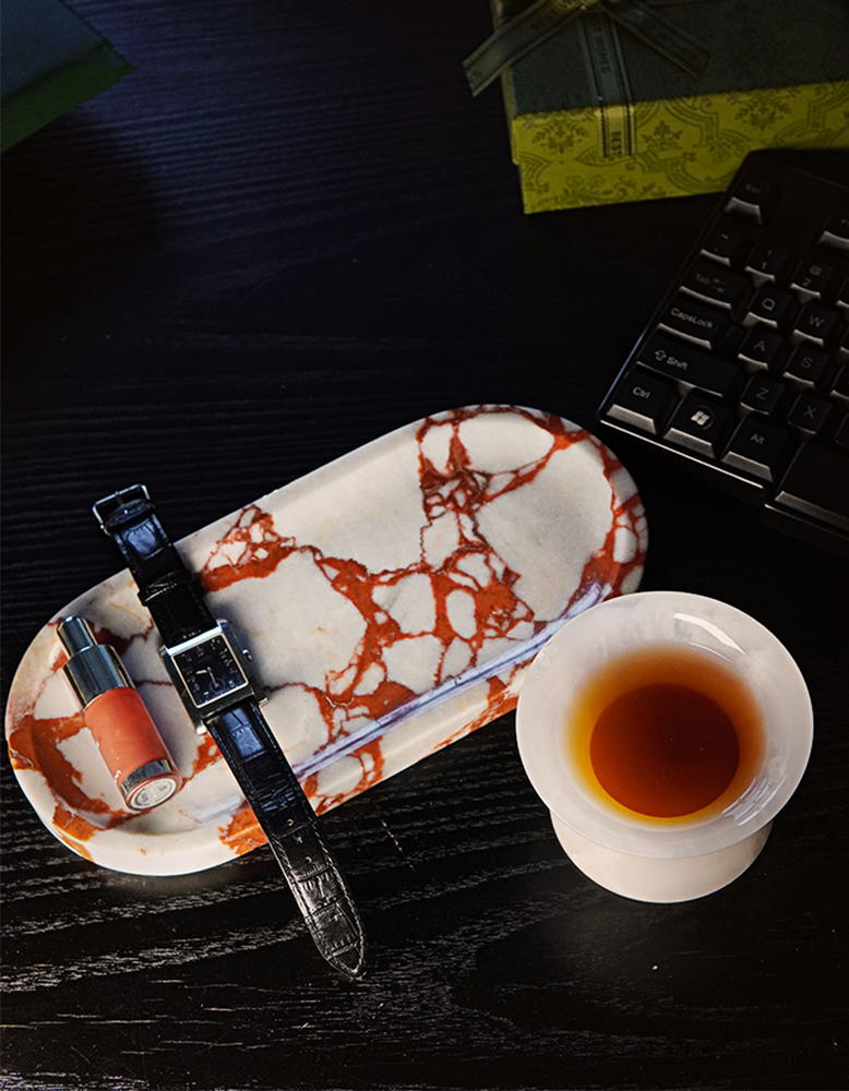 Amaryllis Marble Tray