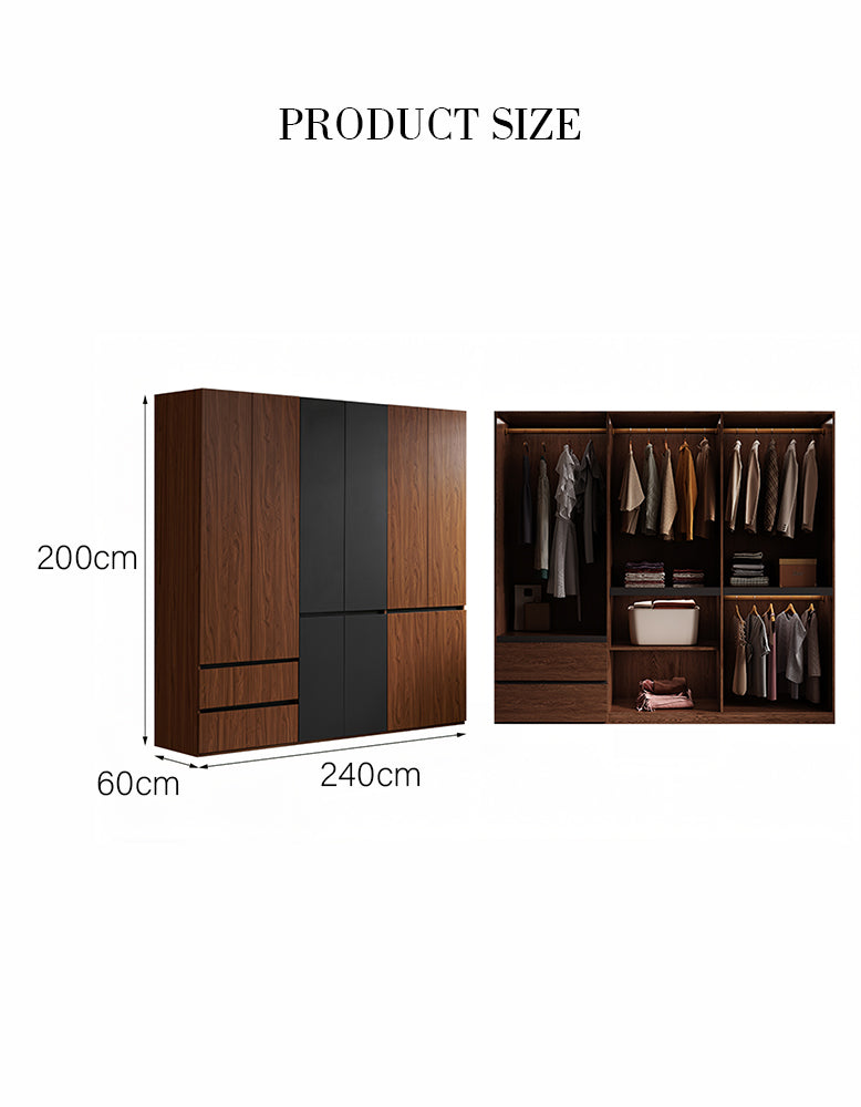 Aisha Wardrobe, 2 Door Wardrobe, 4 Door Wardrobe, More Sizes