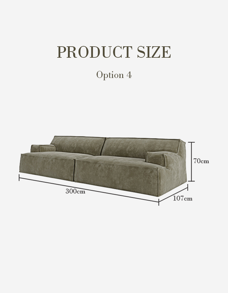 Zephyrine Bean Bag Modular Sofa, Two Seater Sofa