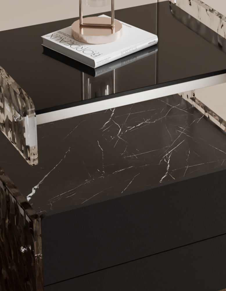 Arora Bedside Table With Spacious Storage
