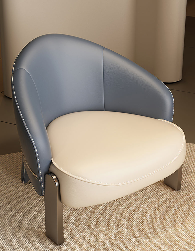Pappas Livining Room Armchair, Real Leather