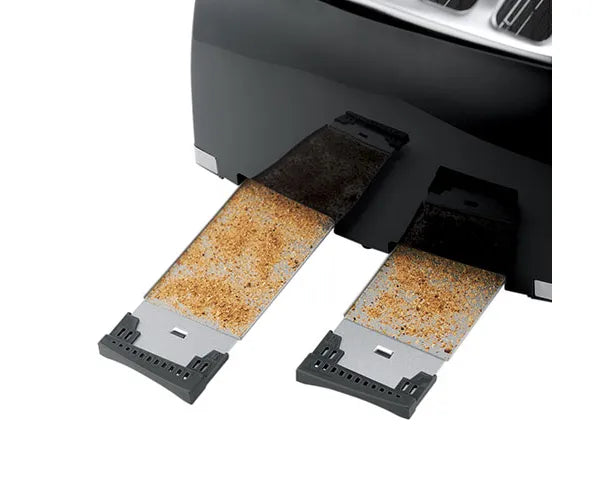 Russell Hobbs Honeycomb 4-Slice Black Toaster