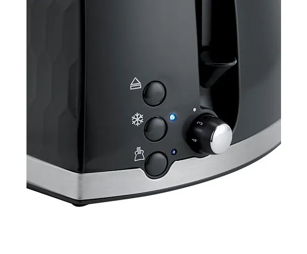 Russell Hobbs Honeycomb 2-Slice White Toaster