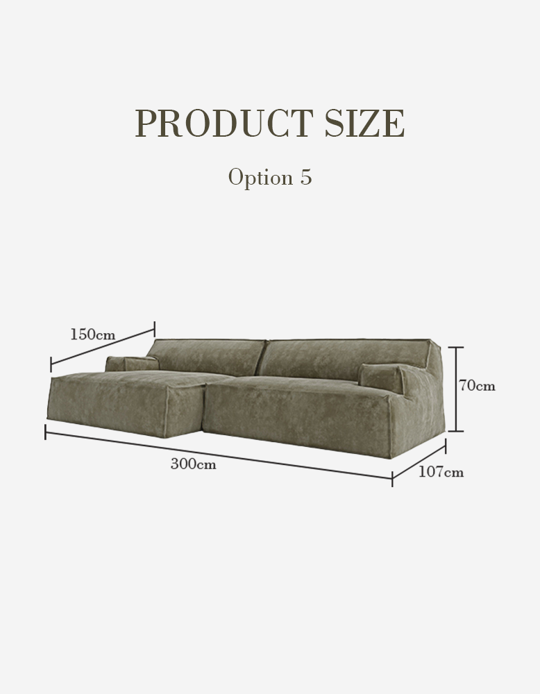 Zephyrine Bean Bag Modular Sofa, Two Seater Sofa