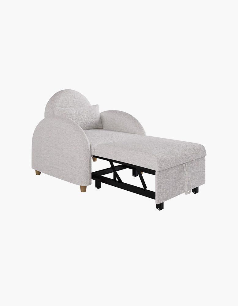 Goh Single Sofa Bed, Armchair Sofa Bed, Boucle