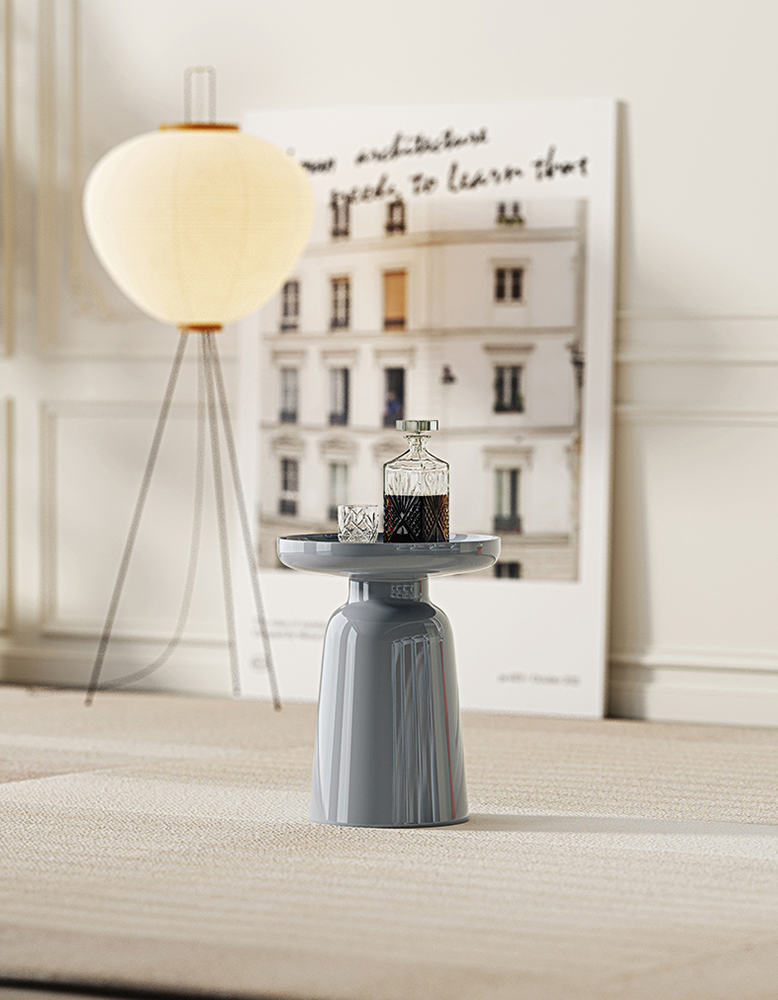 Leocadia Small Side Table, Coffee Side Table, Wood