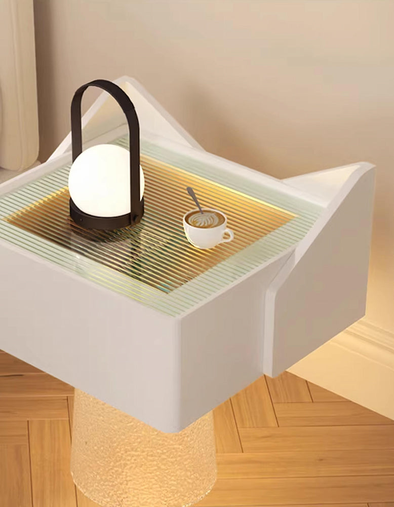 DiMarco Bedside Table With Storage & Light Strip