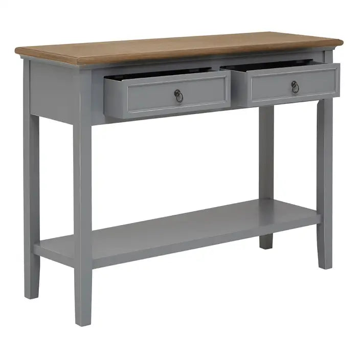 Harvard Antique Grey Console Table