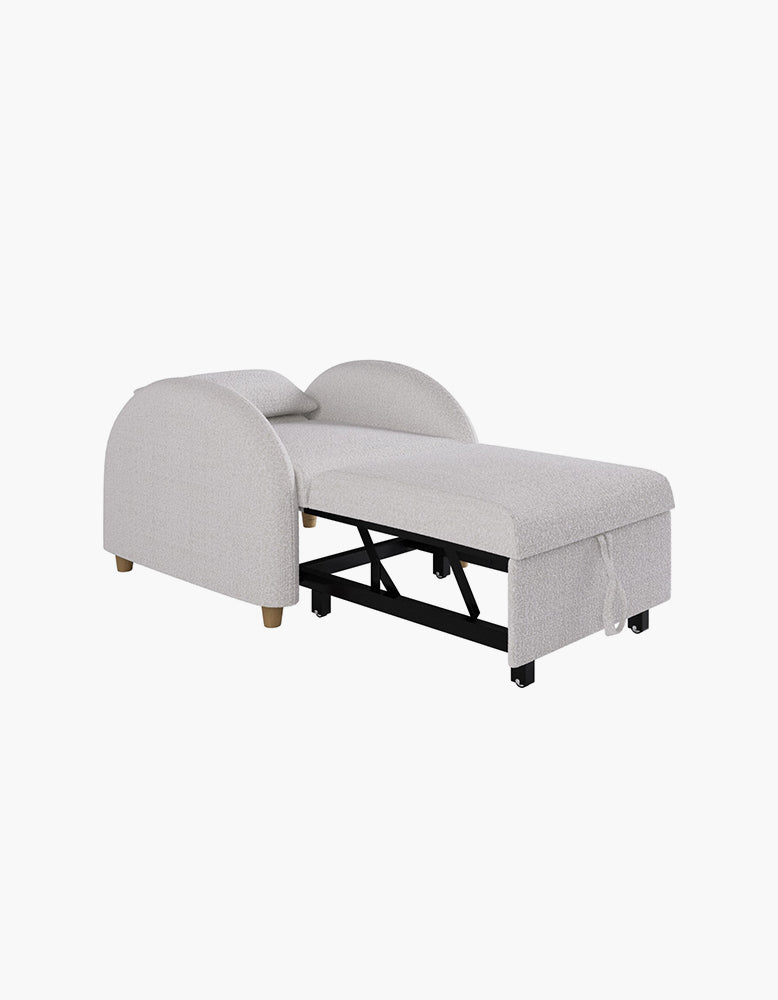 Goh Single Sofa Bed, Armchair Sofa Bed, Boucle