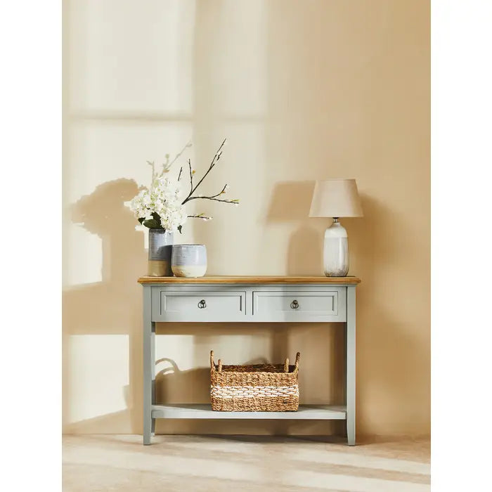 Harvard Antique Grey Console Table