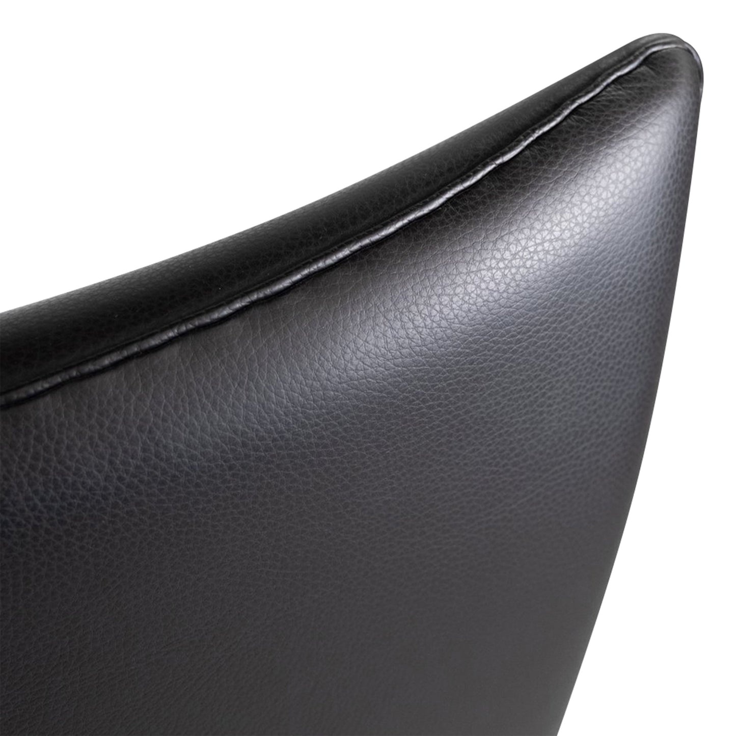 Carnaby High Back Armchair with Ottoman, Black| DC Concept