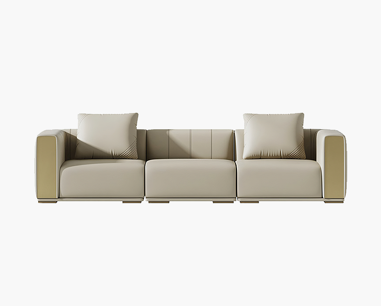 Daly Three Seater Sofa, Real Leather-DC Concept-DC Concept