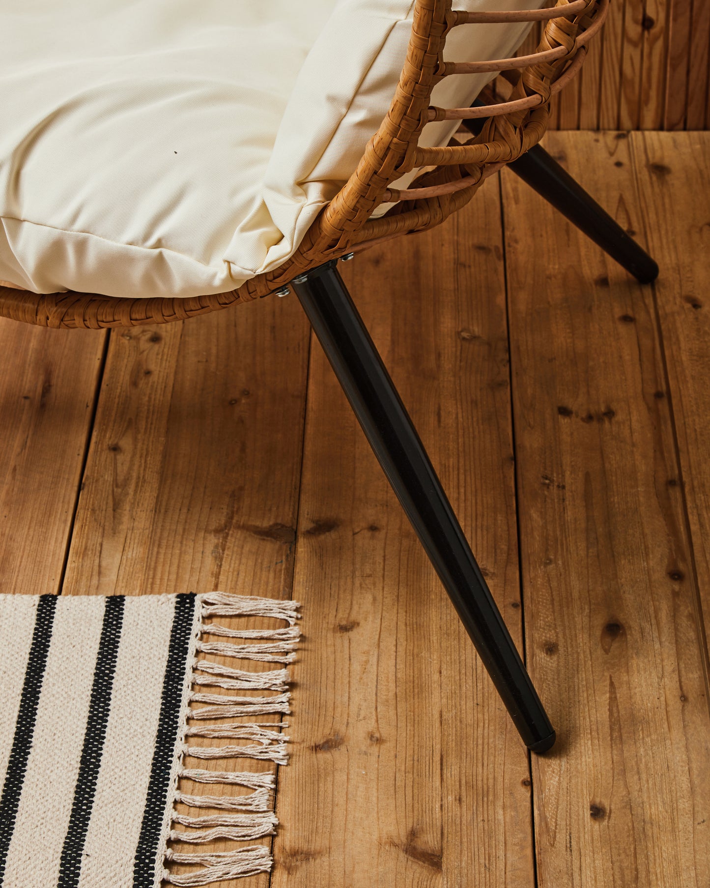 Goa Natural Rattan Effect Garden Chair