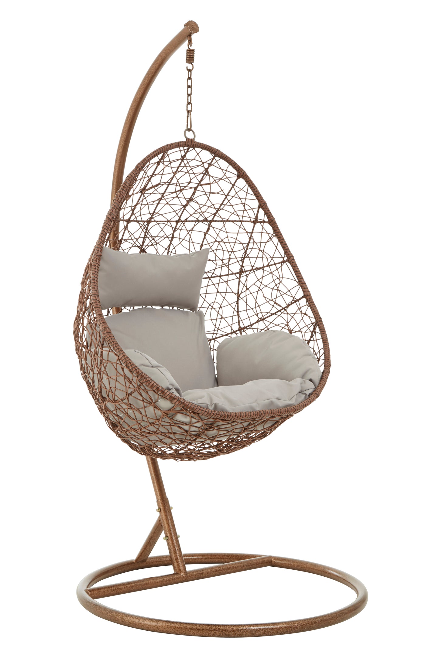 Gujarat Brown Rattan Hanging Chair