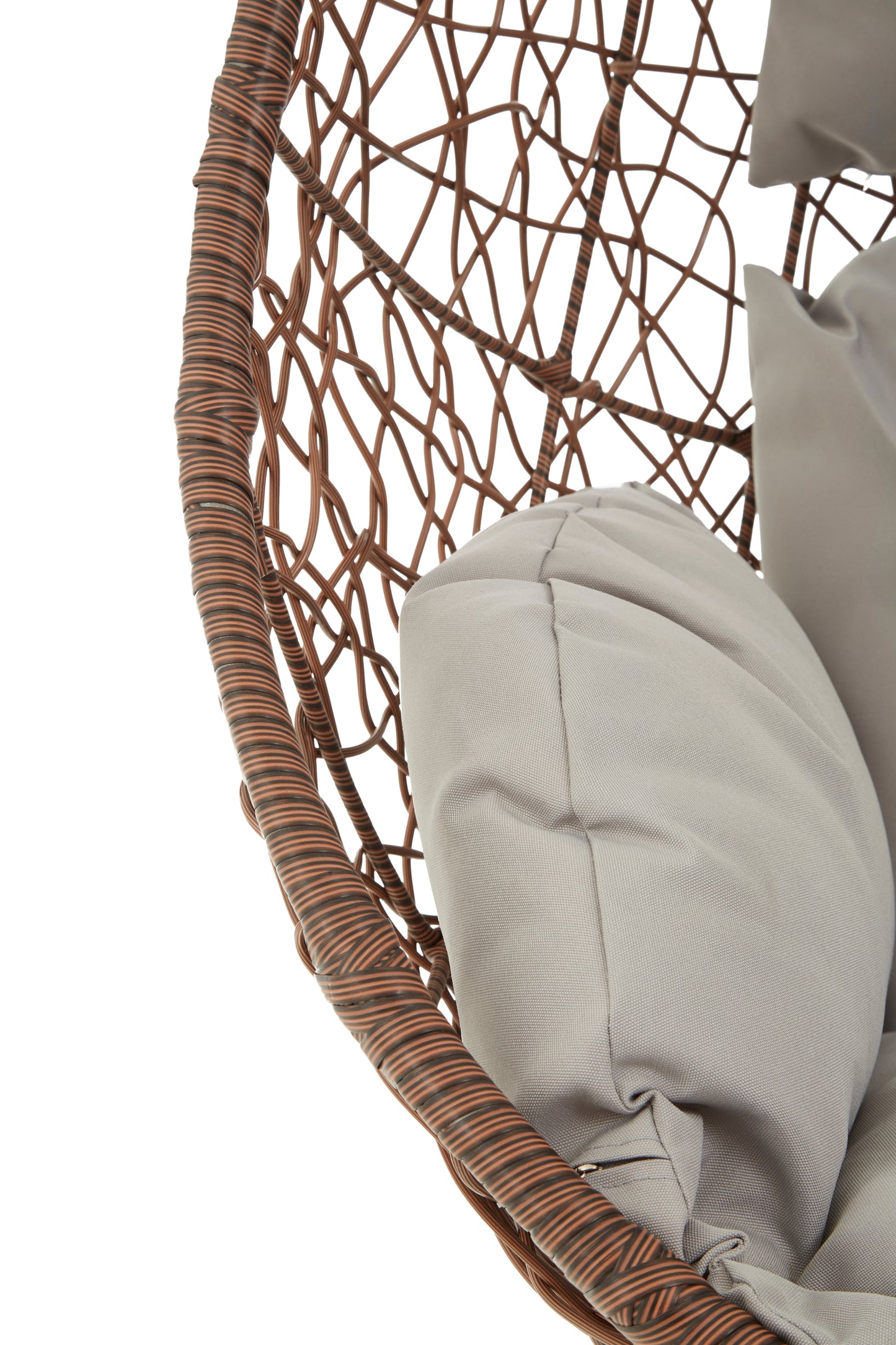 Gujarat Brown Rattan Hanging Chair