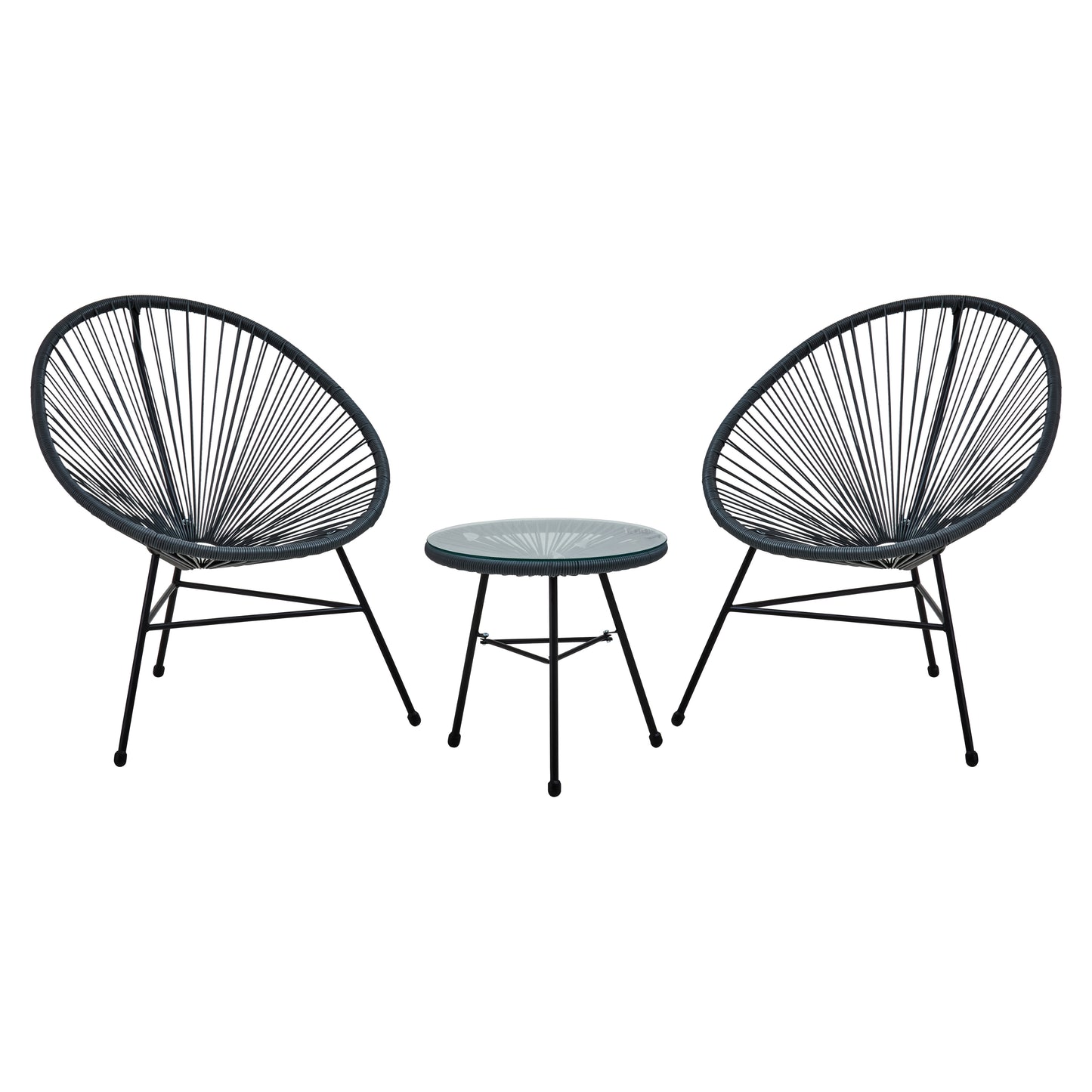 Melbourne Rattan 3 Piece Patio Set