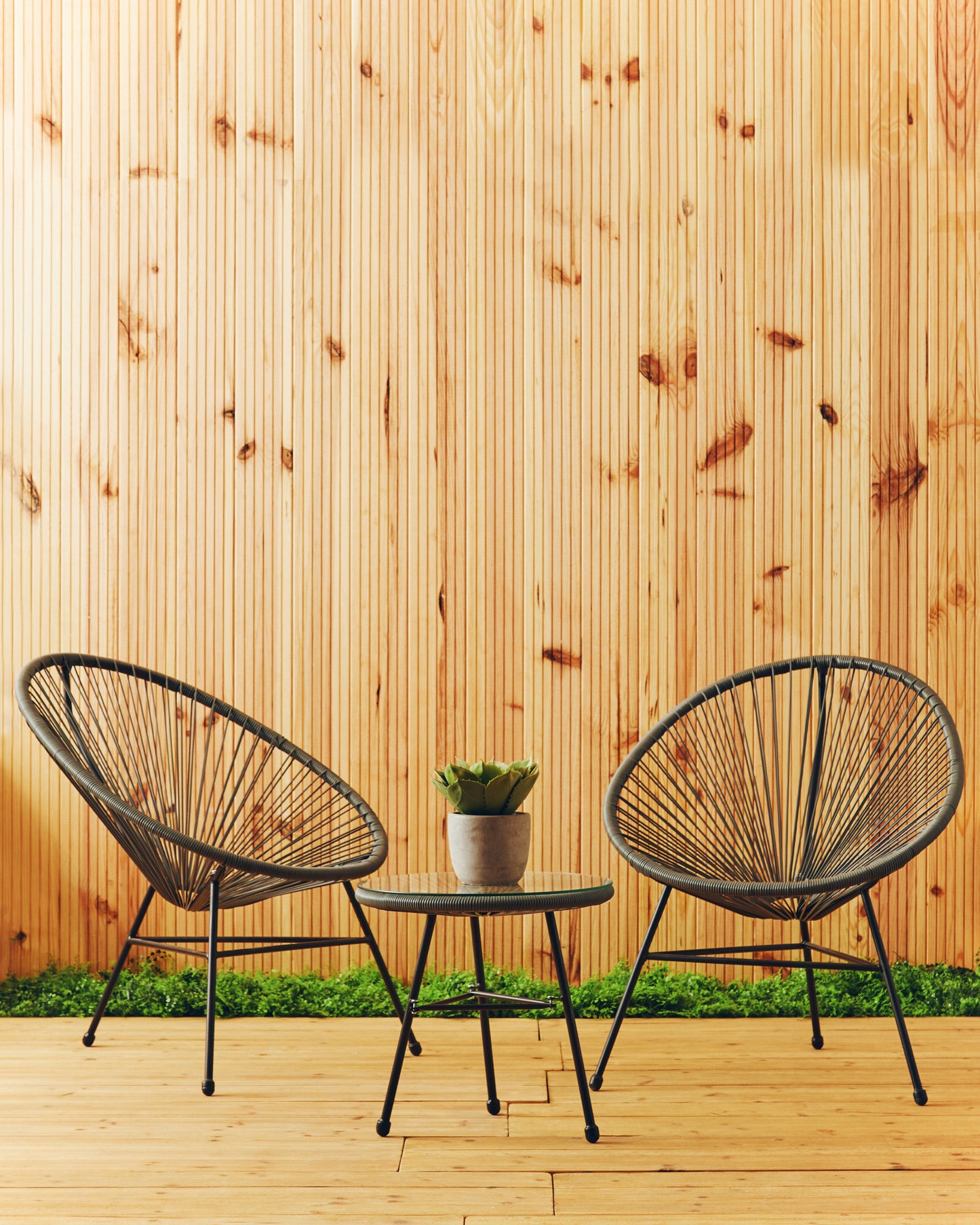Melbourne Rattan 3 Piece Patio Set