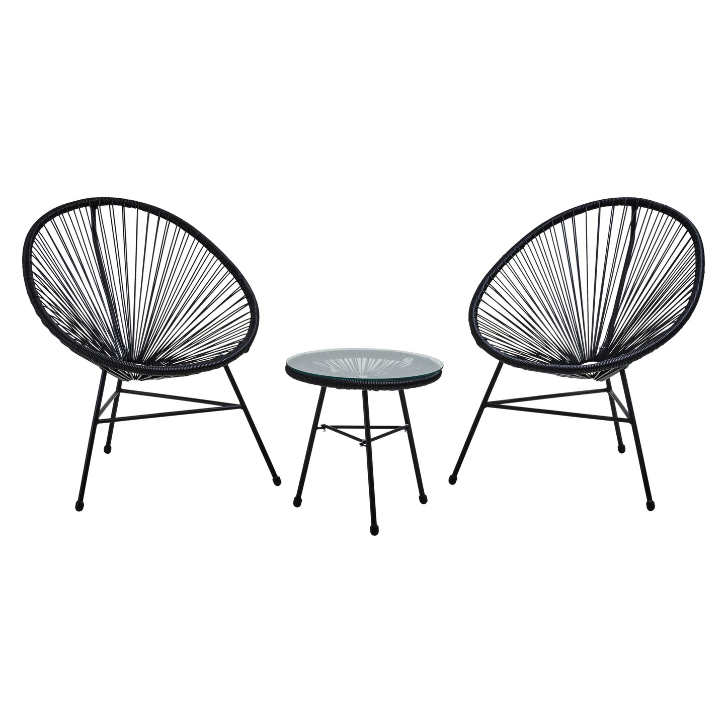 Melbourne Rattan 3 Piece Patio Set