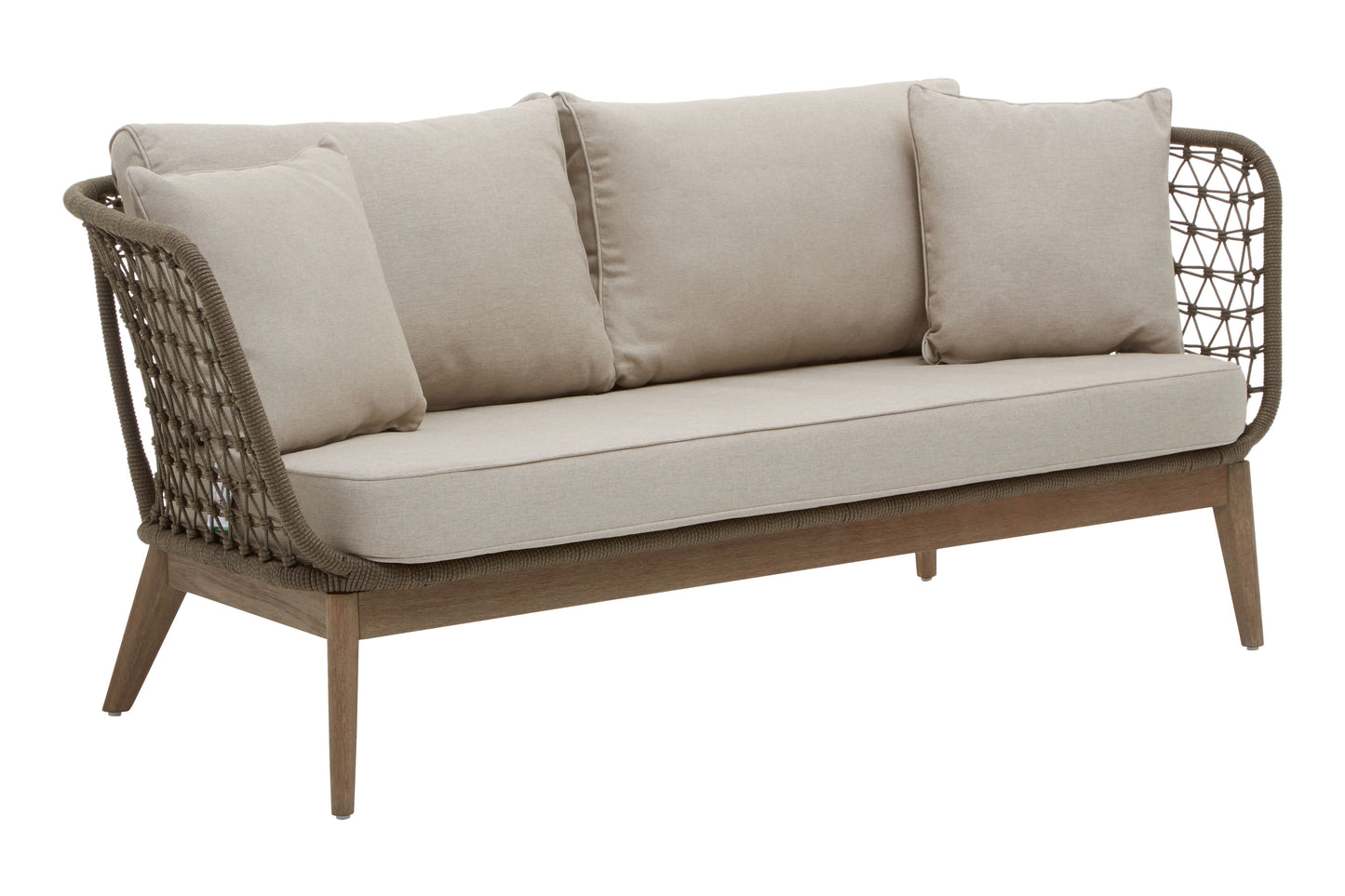 Oceanic Three Seat Grey Sofa