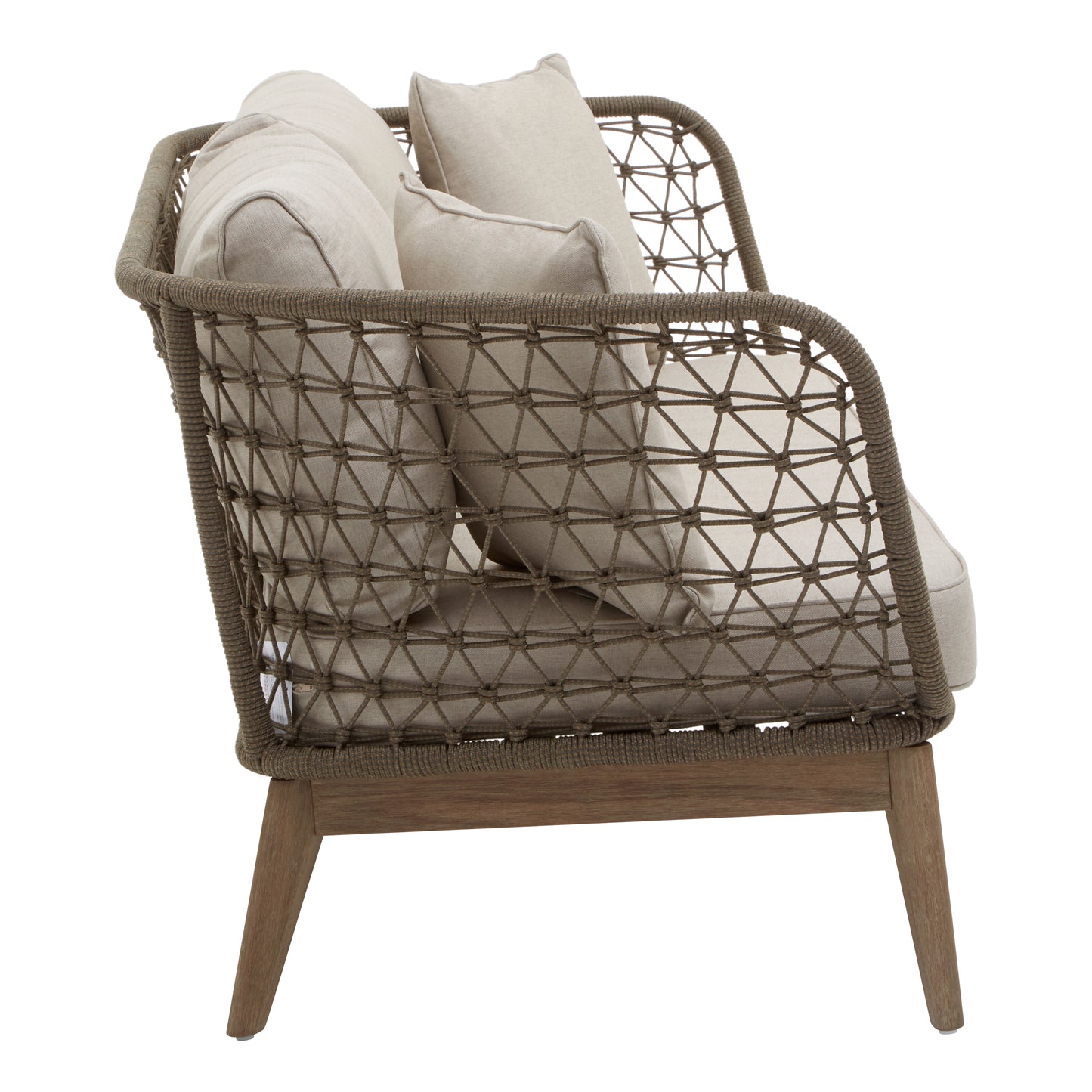 Oceanic Three Seat Grey Sofa