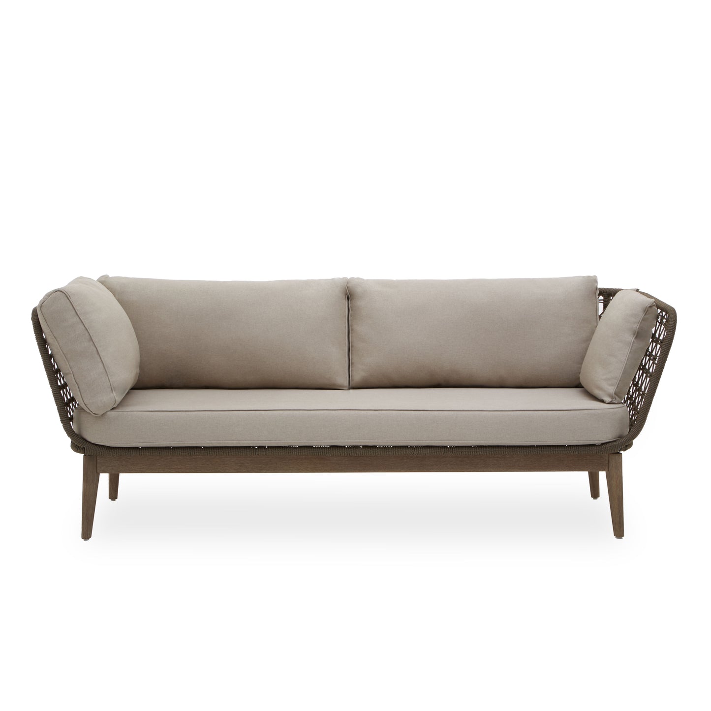 Oceanic Three Seat Bronze and Charcoal Sofa